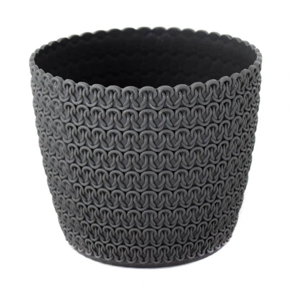 LAM-OSŁONKA *MAGNOLIA JERSEY* 19CM ANTRACYT