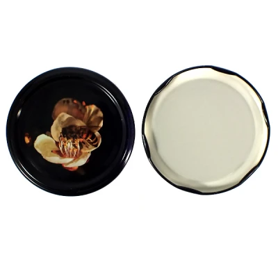 WIECZKO DUŻE 82/6 *CZARNE - PSZCZOŁA NA KWIATKU*