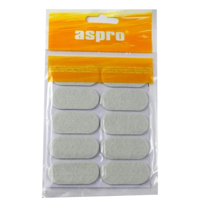 MIDAS-KPL.10 PODKŁADEK FILCOWYCH *BIAŁYCH* 20X44MM A-40001-06-010