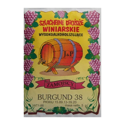 ZAMOJSCY-DROŻDŻE WINIARSKIE *BURGUND* A'10