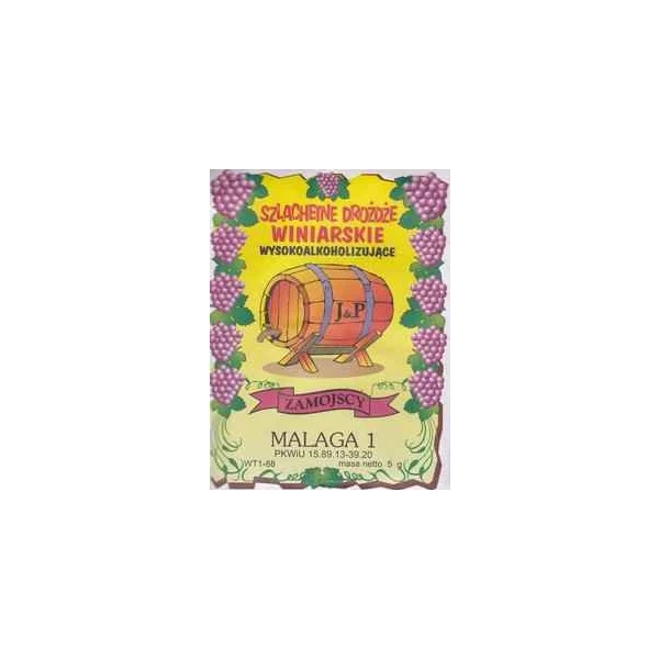 ZAMOJSCY-DROŻDŻE WINIARSKIE *MALAGA* A'10