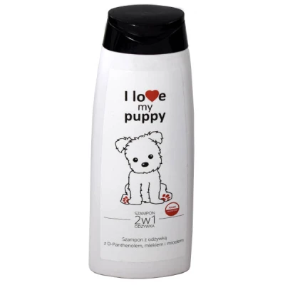SZAMPON DLA PSA Z ODŻYWKĄ  *LOVE PUPPY* 2w1 250ML