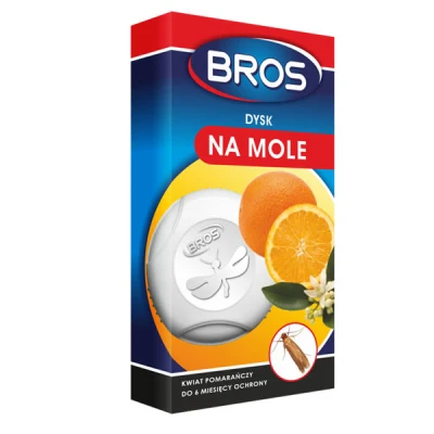 BROS-DYSK NA MOLE KWIAT POMARAŃCZY