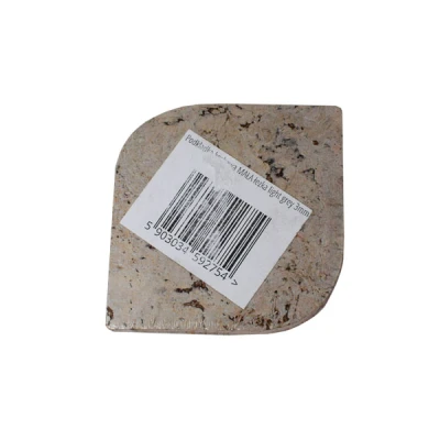 KOR-PODKŁADKA KORKOWA ŁEZKA MAŁA DEKOR LIGHT GREY 3MM  /4/