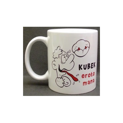 KUBEK PORCELANOWY *EROTOMAN*