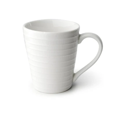 MON-KUBEK PORCELANOWY BIAŁY PRĄŻKI AHE-04-M