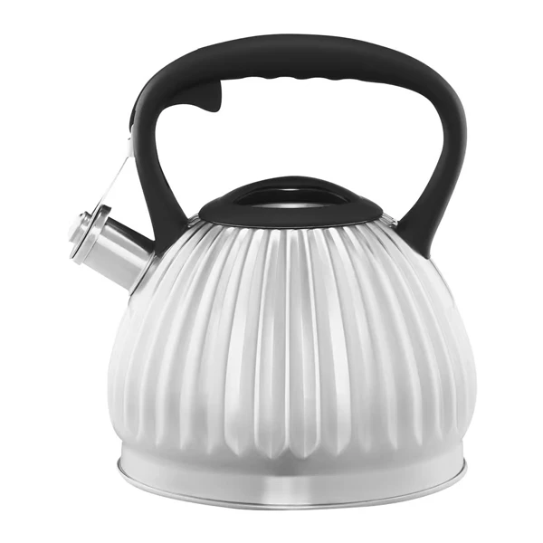 CZAJNIK STALOWY NIERDZEWNY SATYNOWY 2,5L Z GWIZDKIEM NA GAZ I INDUKCJĘ