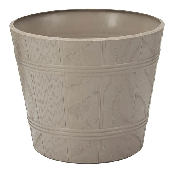 OSŁONKA DREWNOPODOBNA 2 SZARO-BEŻOWY h19 fi22