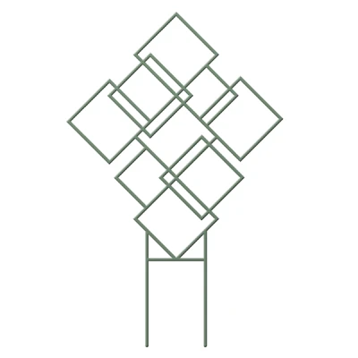 PODPÓRKA DO ROŚLIN KWADRATY ZIELONA HERBATA