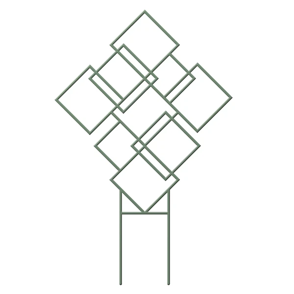 PODPÓRKA DO ROŚLIN KWADRATY ZIELONA HERBATA