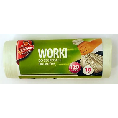 STELLA-WORKI DO SEGREGACJI ODPADÓW 120L A'10 BIAŁE 7010