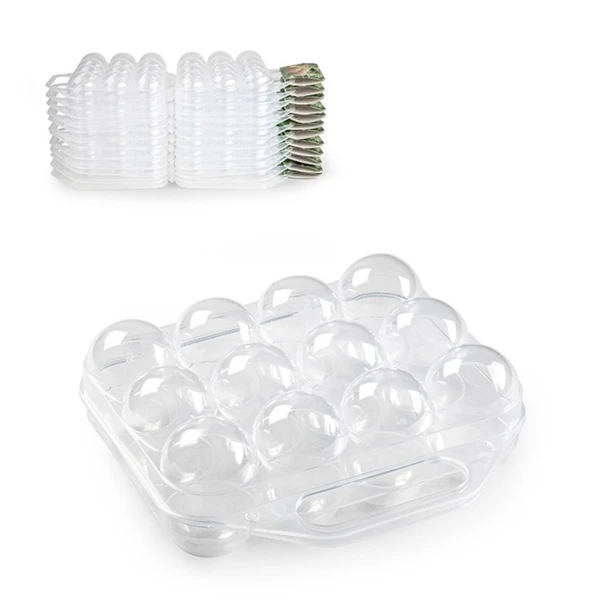 TAD-POJEMNIK NA 12 JAJEK *TRANSPARENTNY*