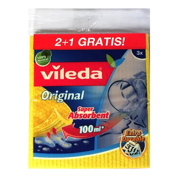 VILEDA-PUCERKA GĄBKOWA 2+1GRATIS