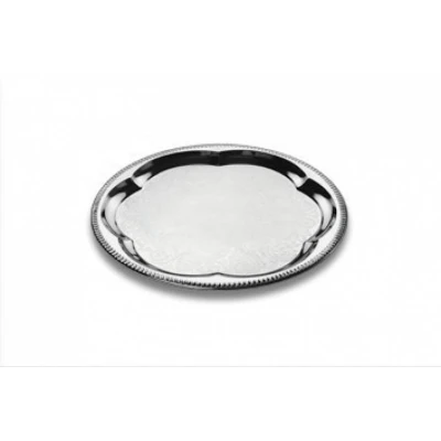 KAT-TACA OKRĄGŁA CHROM 35CM WZÓR