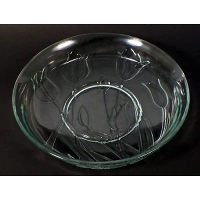 MON-SALATERKA SZKLANA 29CM *TULIPAN* NISKA