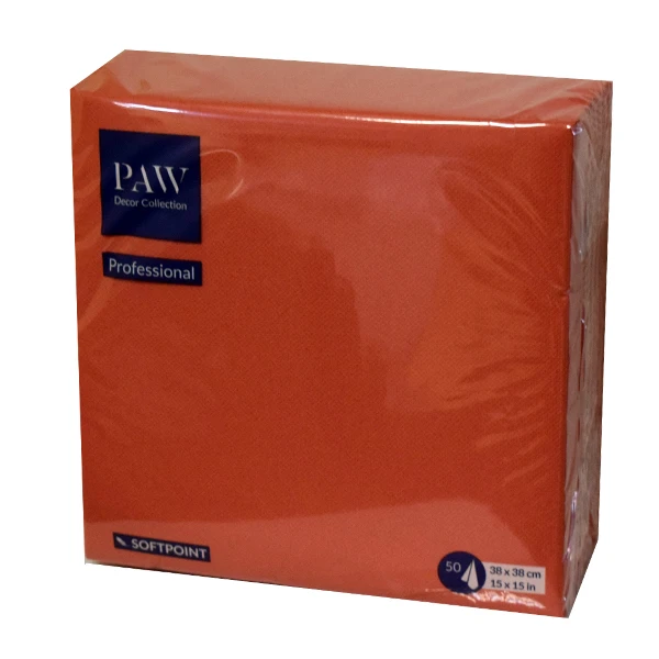 PAW-SERWETKI 38X38 SOFTPOINT UNICOLOR CHILLI RED PUND000003