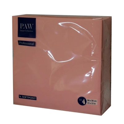 PAW-SERWETKI 38X38 SOFTPOINT UNICOLOR ROSA PUND000004