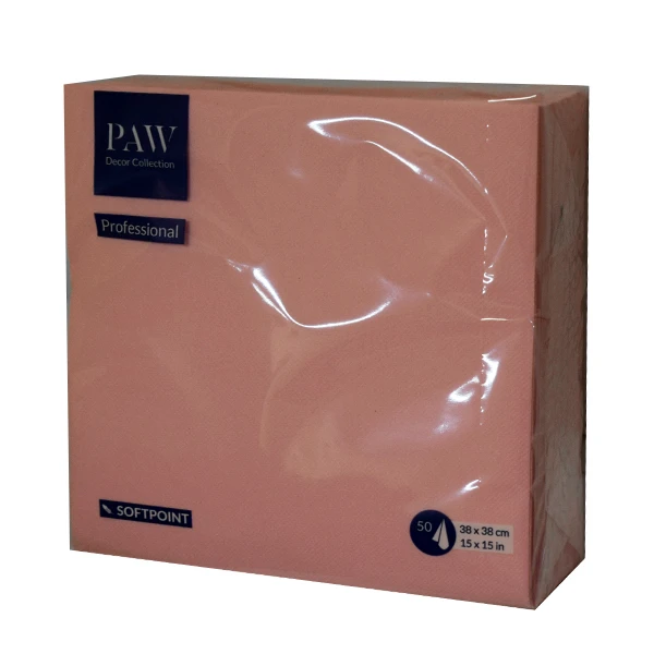 PAW-SERWETKI 38X38 SOFTPOINT UNICOLOR ROSA PUND000004