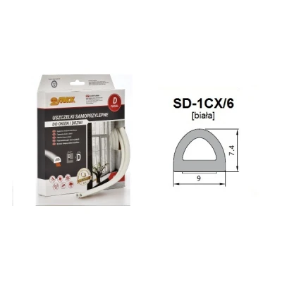 SAN-USZCZELKA *D* BIAŁA 6M SD-1CX/6-0