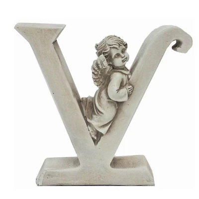TOM-FIGURKA ANIOŁEK 13CM LITERA *V* AZ54
