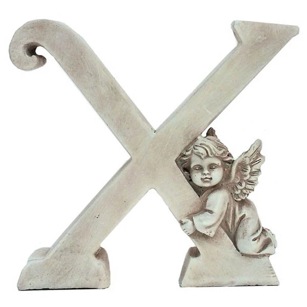 TOM-FIGURKA ANIOŁEK 13CM LITERA *X* AZ55