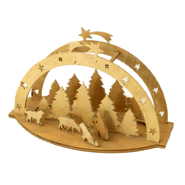 WITRAŻYK ŚWIĄTECZNY DREWNIANY