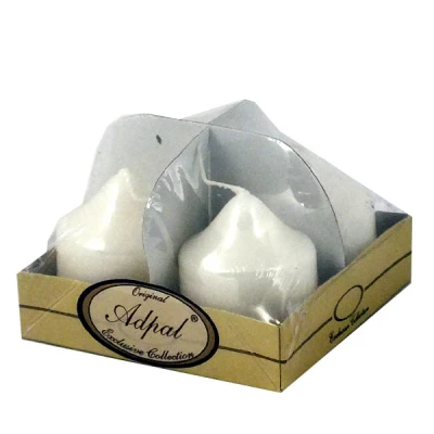 ADPAL-ŚWIECA KLASYCZNA ADWENTOWA 50/40 LAKIER BIAŁA