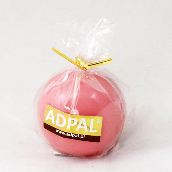ADPAL-ŚWIECA KULA K-2 FI56 PUDROWY RÓŻOWY