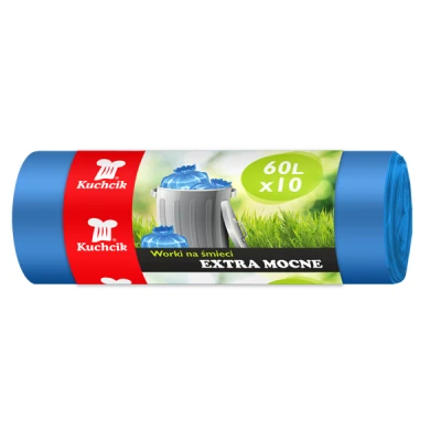 AKU-WORKI ŚMIECIOWE 60L A'10 LDPE