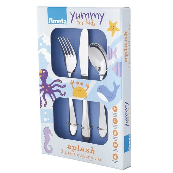 AMEFA-KPL.SZTUĆCÓW DZIECIĘCY 3 EL.*SPLASH*