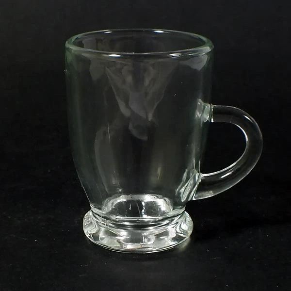 BM-KUBEK NA STOPCE PRZEŹROCZYSTY 130ML M521