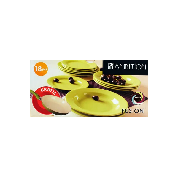 DAJ-KPL. 18 EL. TALERZY+PATELNIA *ZIELONY*