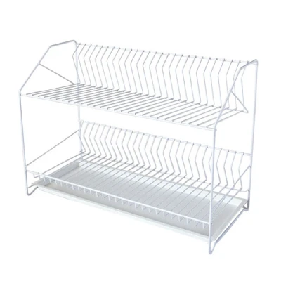 SUSZARKA DO NACZYŃ DWUPOZIOMOWA OCIEKACZ BIAŁY SUSZARKA STOJĄCA BIAŁA DUŻA