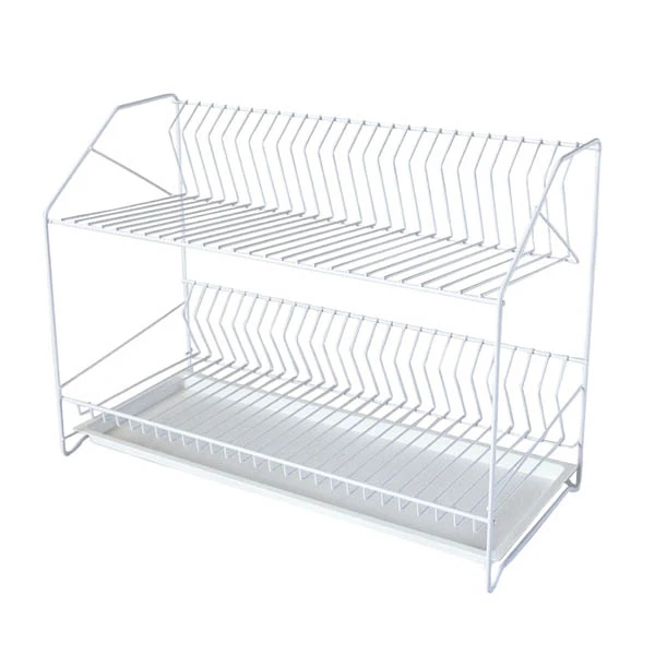 SUSZARKA DO NACZYŃ DWUPOZIOMOWA OCIEKACZ BIAŁY SUSZARKA STOJĄCA BIAŁA DUŻA