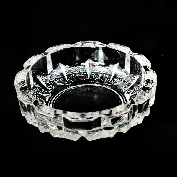 MMG-POPIELNICZKA SZKLANA OKRĄGŁA 12CM  MM-476-1