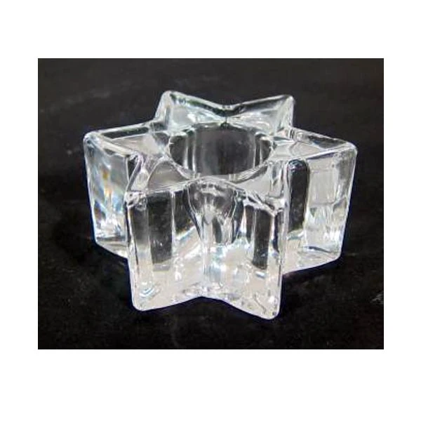 MMG-ŚWIECZNIK SZKLANY *GWIAZDKA* MM-038