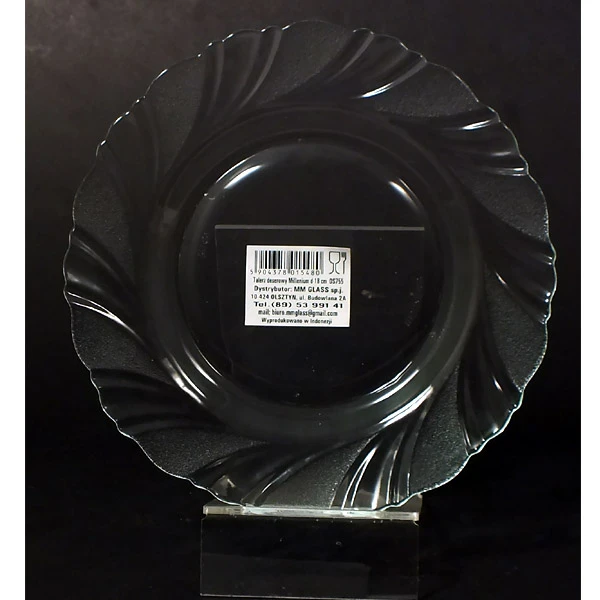 MMG-TALERZ DESEROWY 18CM BEZBARWNY *MILENIUM* DS755