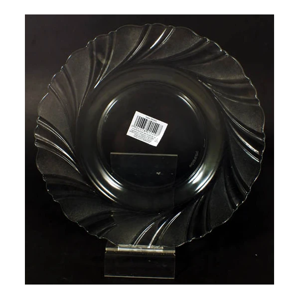 MMG-TALERZ PŁYTKI  25CM BEZBARWNY DS1055