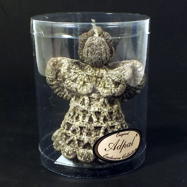 ADPAL-ŚWIECA KORONKA ANIOŁEK (TUBUS) OLIWKOWA