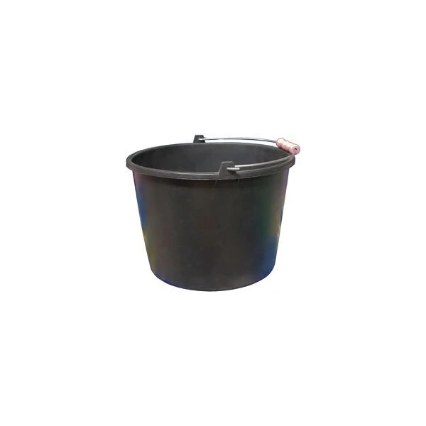 BES-WIADRO GUMOWE 12L CZARNE