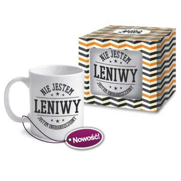 BG-KUBEK BOSS *NIE JESTEM LENIWY*