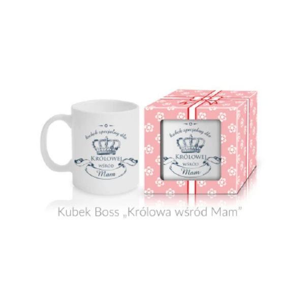 BG-KUBEK BOSS 300ML *KRÓLOWA WŚRÓD MAM*