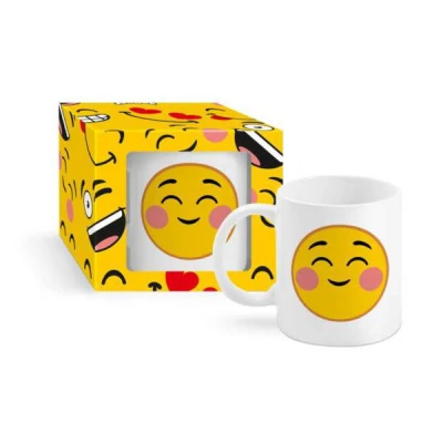 BG-KUBEK BOSS 300ML EMOTKI *RUMIENIEC*