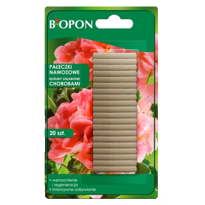 BIOP-PAŁECZKI DO ROŚLIN OSŁABIONYCH CHOROBAMI 20SZT