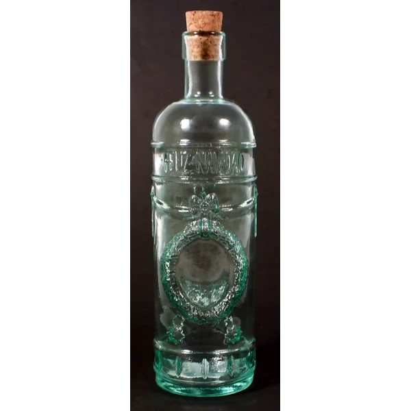 BIOWIN-BUTELKA SZKLANA 500ML + KOREK *FELIZ NAVIDAD*