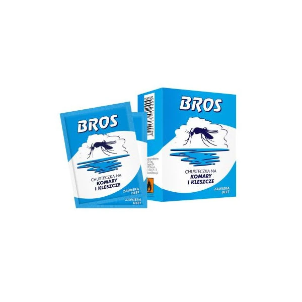 BROS-CHUSTECZKI NA KOMARY I KLESZCZE A'5 15% DEET