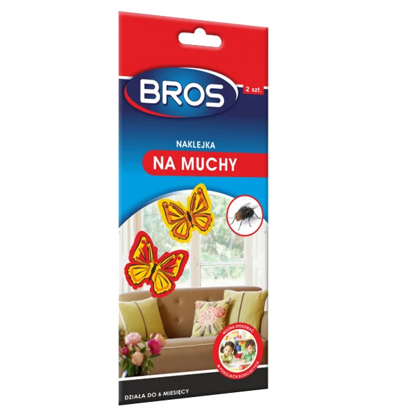 BROS-NAKLEJKA NA MUCHY 2-PAK