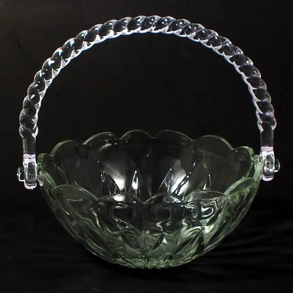 CH-KOSZYK SZKLANY Z RĄCZKĄ 15,5CM *DIAMOND/SUN* 1699