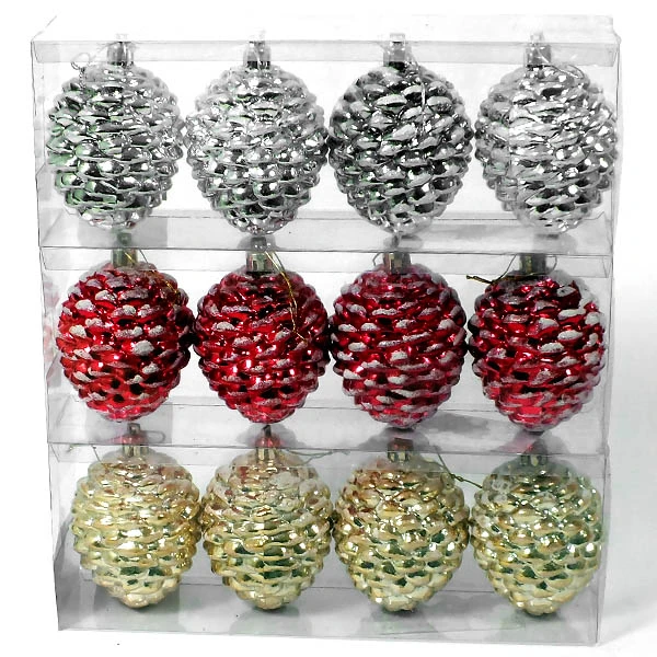 CH-KPL. 4 OZDÓB NA CHOINKE *SZYSZKA* *BAI1239*