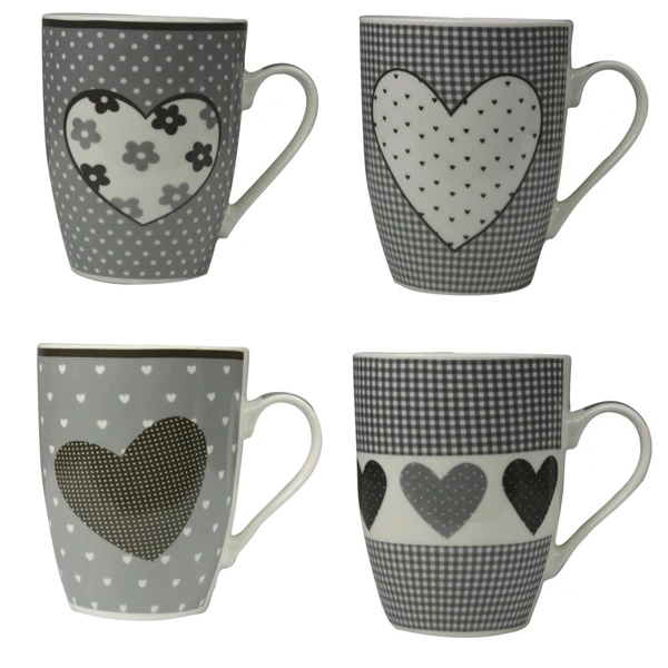 CH-KUBEK PORCELANOWY 345ML *SERCE* 8869